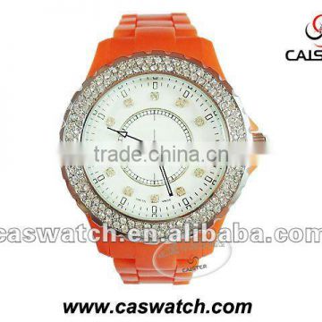 2012 new style 3-5atm waterproof,quartz movement plastic watch,offer OEM&ODM service/comply with CE&RoHS