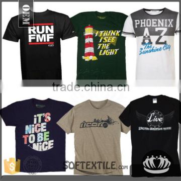 Cheap 65% polyester 35% cotton customized sublimation printed T shirts
