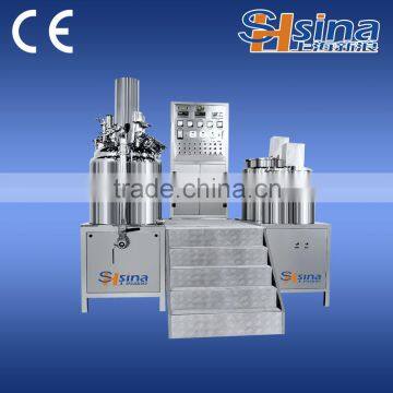 cosmetic vacuum emulsifying mixer for cream/lotion/paste making