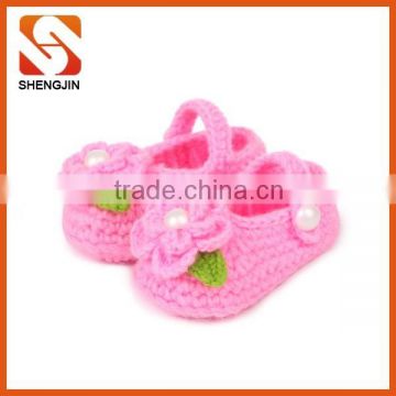 Good quality cheap soft crochet baby shoes free