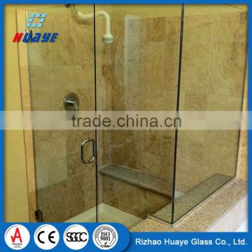China Compeptitive High Qulity custom tempered shower glass