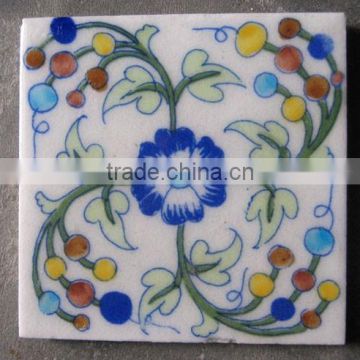 100 Pcs Blue Pottery Wholesale Tile