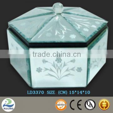 Ruijing nobile carving mirror jewelry box for gift
