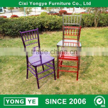 wholesale price event decoration resin transparent chair