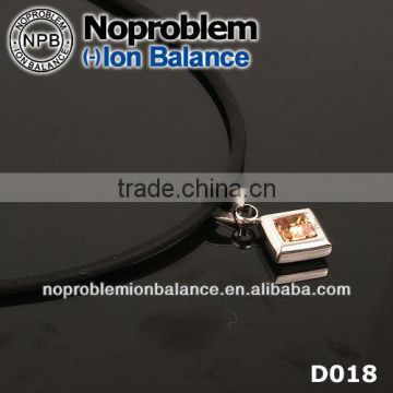 Noproblem D018 FDA Tourmaline health lady jewelry charm yellow crystal pendant