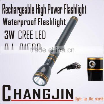 3W Aluminum LED Rechargeable Flashlight