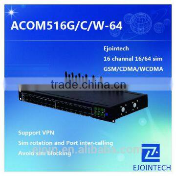 Ejointech SIM 16 CDMA Gateway good ACD ASR gsm gateway