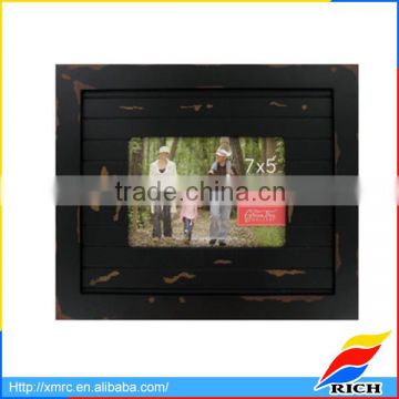 7'' x 5'' Black frame family picture cheap wood photo frame