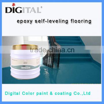 Non-yellowing easy construction epoxy paint with matt