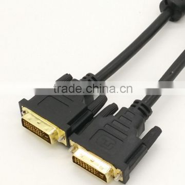 high resolution DVI cable male to male 24+1 for television/TV for best price