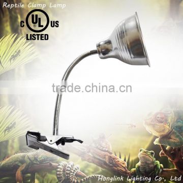 E26/ E27 aluminum reptile clamp flexible gooseneck lamp
