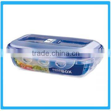 New-in Rectangle Lunch Box Office Bento Box Plastic Storage Containers