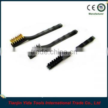 3PCS Plastic Handle Steel Wire Brush
