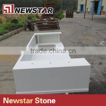 Newstar Artificial White Quartz bathroom Quartz Counter Tops