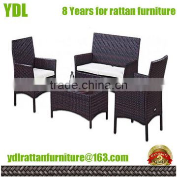 Youdeli KD 2single rattan chair and 1 double chair with table