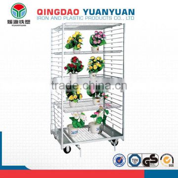 Top quality iron storage rack, metal industrial storage racks, flower pot plant stand