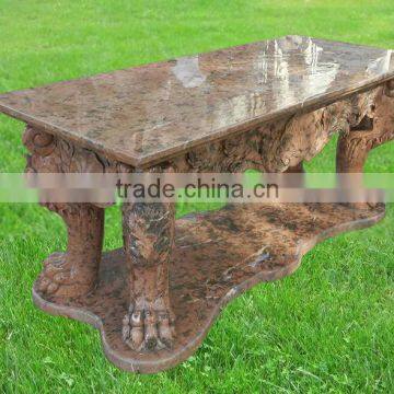 Tiger Leg Support Marble Table MCF487
