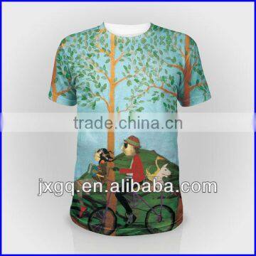 China manufacturer cheap price men's fashion all over sublimation t-shirt wholesale