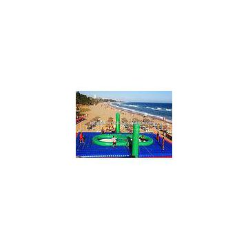 Newest Extreme Sport Beach Inflatable Water Toys , Volleyball Court