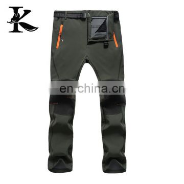 Mens Hiking Climbing Pants Outdoor Softshell Trousers