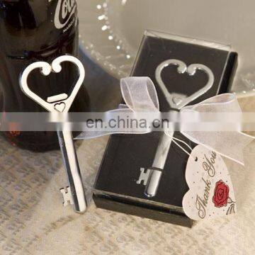 Chrome Key Bottle Opener Wedding Favors - Gift Boxed