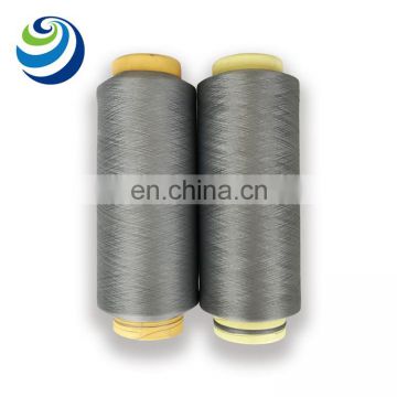  Gray Bamboo Charcoal 75d/72f Dty Nano Zinc Yarn
