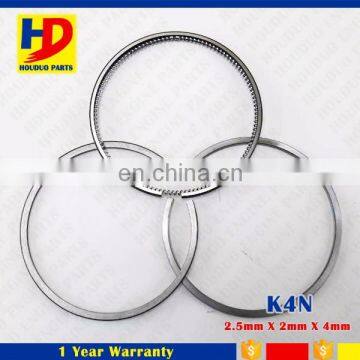 Forklift K4N Small Engine Piston Ring With Cast Iron 90mm Piston Ring