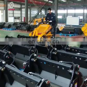 Chinese CE certificated self-loading hydraulic mini dumper crawler type