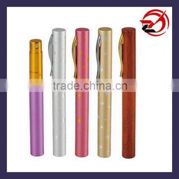 pen shaped aluminum perfume atomizer bottle