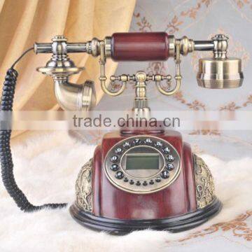 Cheap analog antique decorative corded telephone