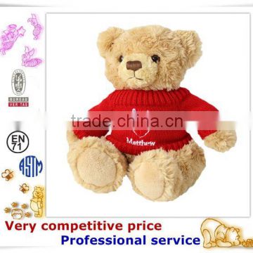OEM Stuffed Toy,Custom Plush Toys, valentines day 2014 teddy bear