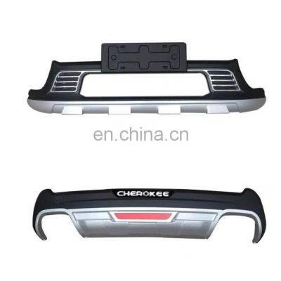 High quality car accessories front & rear bumper protector for jeep Cherokee 2019+