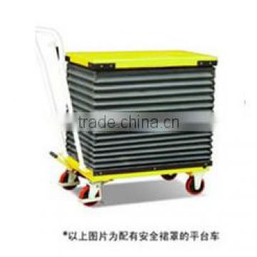 Hydraulic Manual Lift Platform-TFA,TFD-A (double shear)with protection cover skirt