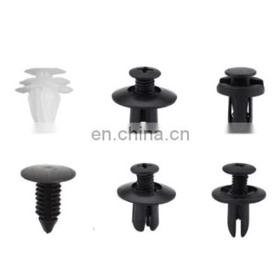 JZ 6 kinds 100pcs per kit mixed hot sale car plastic clips box auto fastener clips