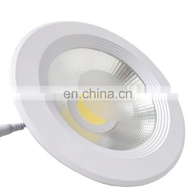 Indoor intelligent LED ceiling light round embedded LED COB Downlight