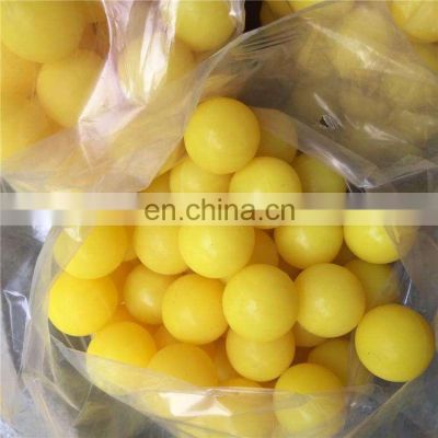 custom size industrial solid pu material rubber solid polyurethane ball  beads