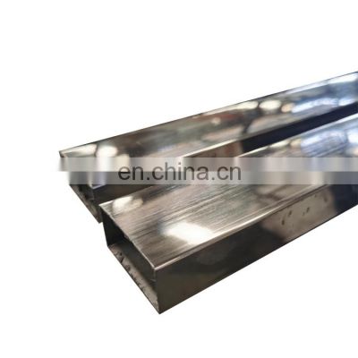 stainless steel 201 square tube mirror finish 2mm 30 x 30 square steel tube