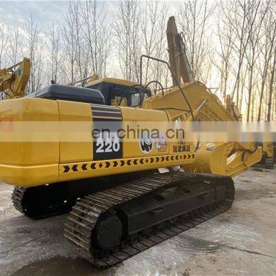 Komatsu digging machinery pc220-7 pc220-8 pc220lc-7 used excavator