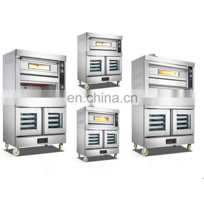 MS Bakery Equipment 2 Deck 4 Tray Combi Combination Heavy Duty Electric Oven With Proofer
