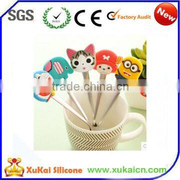 2015 High Quality silicone head for Stainless Steel spoon