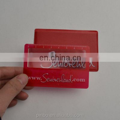 Small 3X Plastic Credit Card Size Magnifier