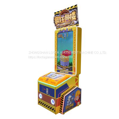 CRAZY STACK, coin operated amusement machine, arcade game China Locta