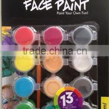 12ct Face Paint (4ml) A0036,non-toxic ,easy to use