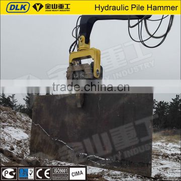 hyraulic frequency vibro hammer/pile driver /pile hammer for 20-24 tons excavator