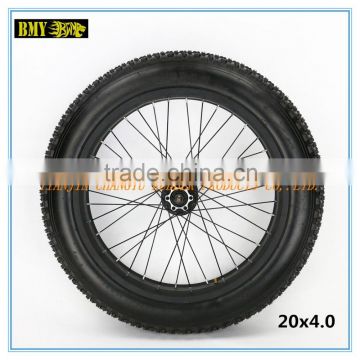 wholesale bike parts fat beach bike tire 20 inch fat tire with high quality