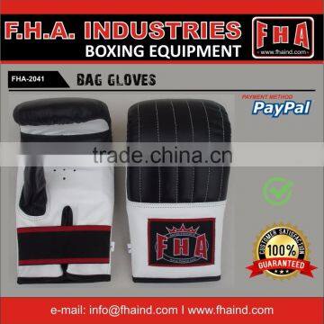 Leather Bag gloves Punch Mitts Boxing Training Equipments By FHA INDUSTRIES SIALKOT PAKISTAN