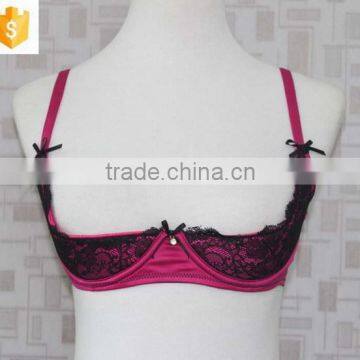 2016 sexy open women's bra,strapless bandeau underwear