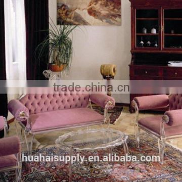 Acrylic warm living room sofa home sofa set