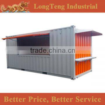 Custom-tailor 20 foot pop - up shipping container shop with high quality