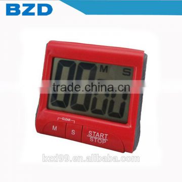Multi-functional 1-99 Minutes Countdown /Up Battery Power Large Display Digital Interval Timer with Standing Clip Magnet